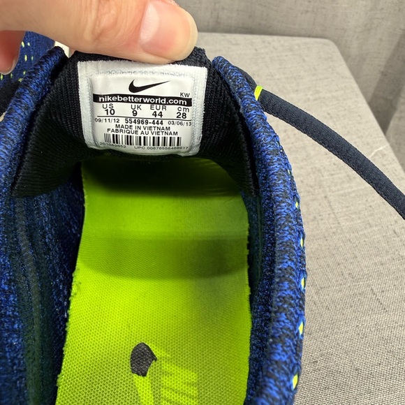 Nike Lunar Flyknit Chukka "Dark Obsidian" Sz 10 shoes - Picture 4 of 8